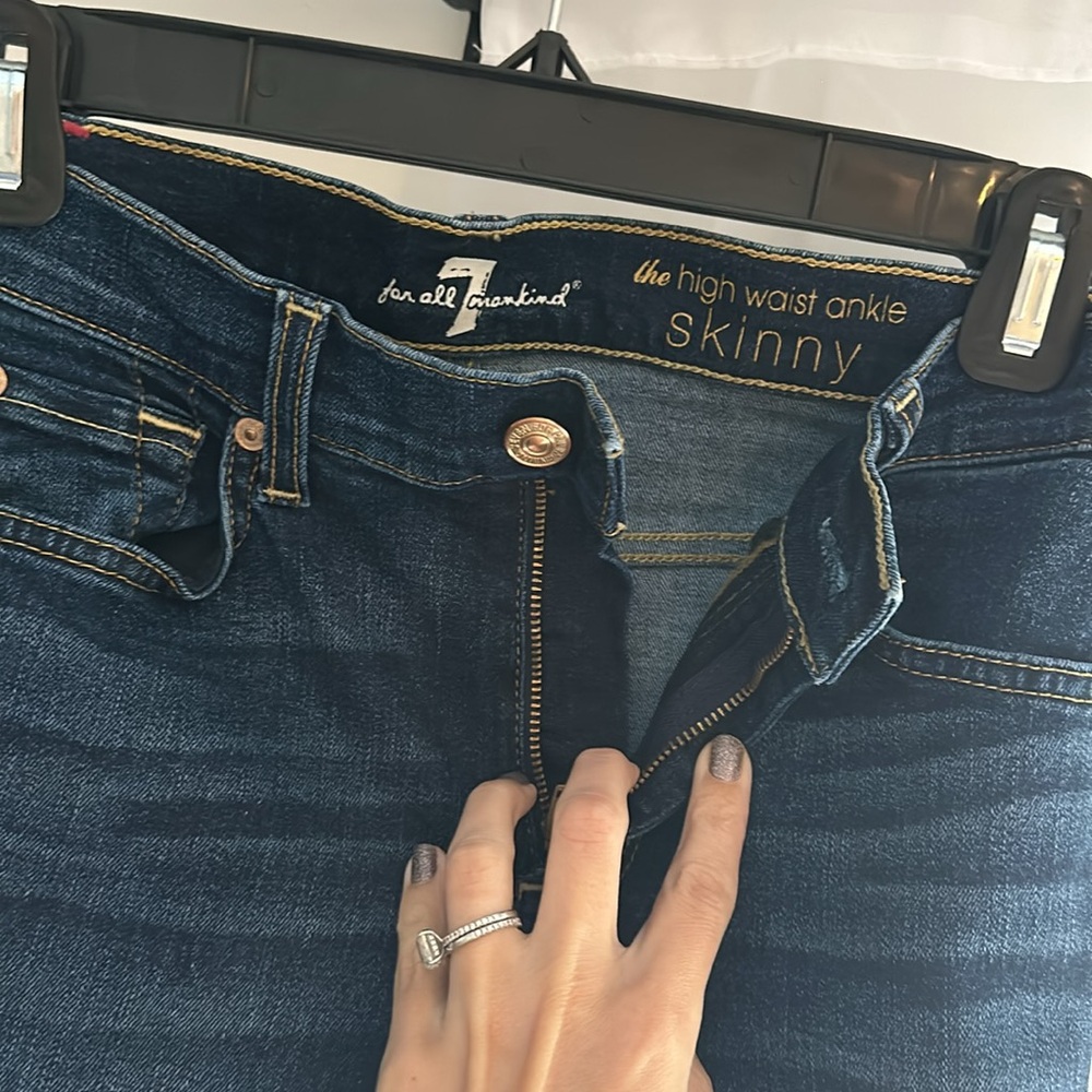 7 for all Mankind High Waist Ankle Skinny Jean - Picture 2 of 4